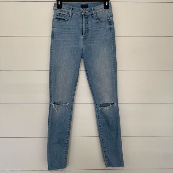 Mother Women’s 25 The Stunner Ankle Fray Jeans Hit the Jackpot - Picture 1 of 7